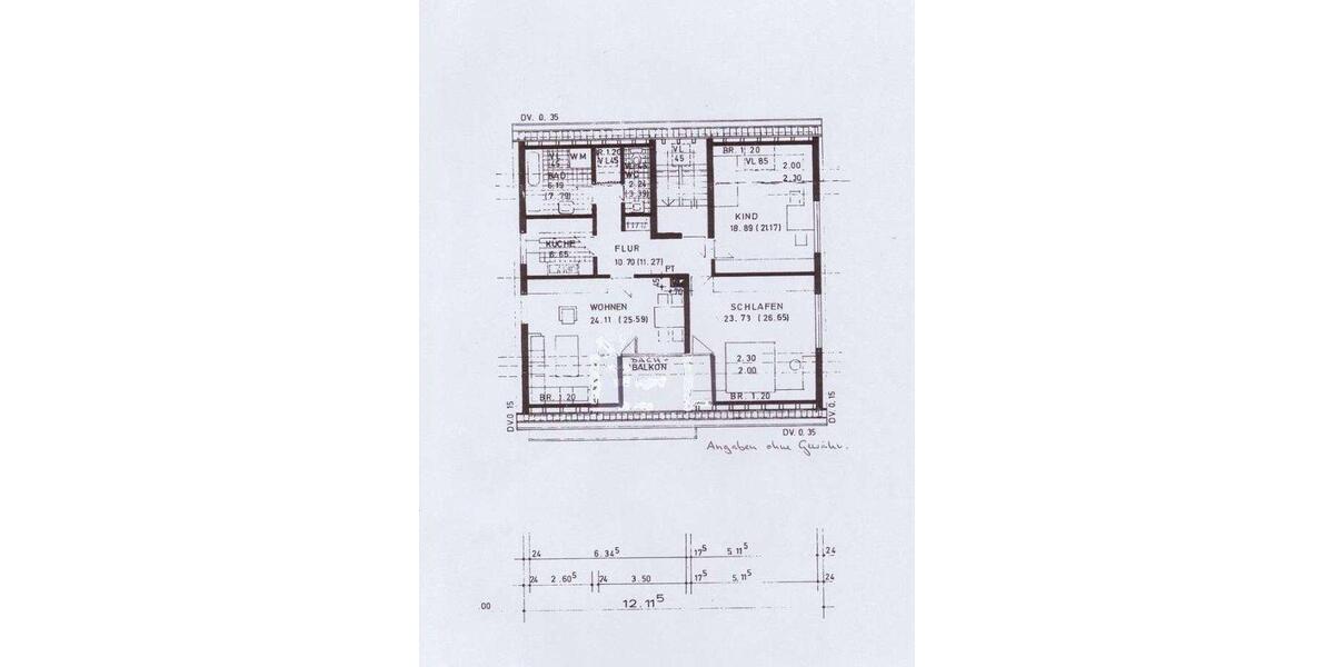 Dachgeschoßwohnung Rutesheim - 3.5 Zimmer, 94 m&sup2;, 1.080&euro; | Angebot:27557919