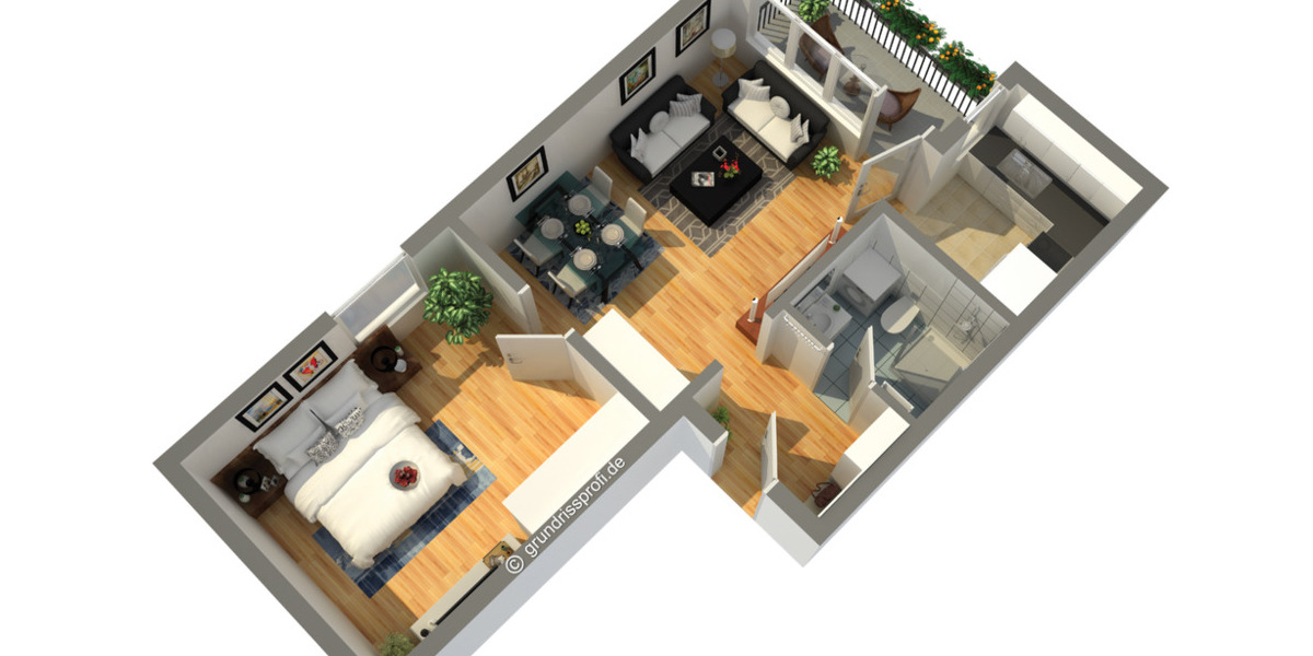 Etagenwohnung Stuttgart Bad Cannstatt - 2 Zimmer, 51 m&sup2;, 249.000&euro; | Angebot:25632820