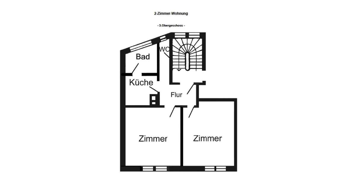 Etagenwohnung Stuttgart Süd - 2 Zimmer, 54 m&sup2;, 264.000&euro; | Angebot:25654326