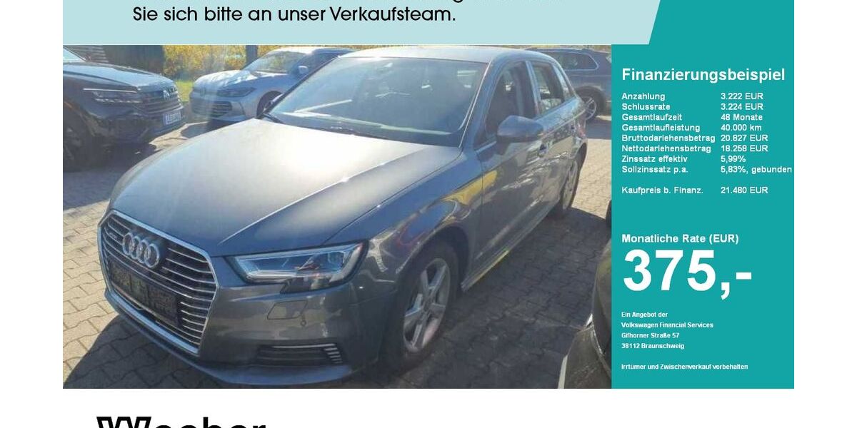 Audi A3 35.376 km 21.480 &euro; Weil der Stadt 71263