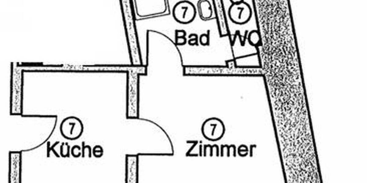 Etagenwohnung Stuttgart Ost - 2 Zimmer, 26 m&sup2;, 1.150&euro; | Angebot:25984610