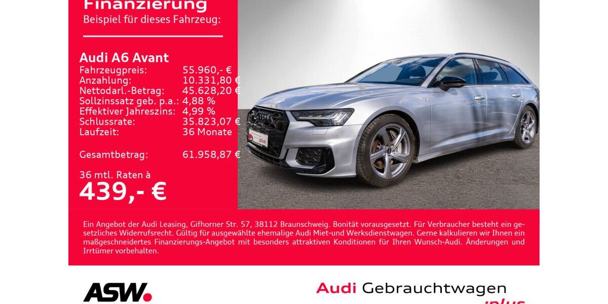 Audi A6 16.800 km 55.960 &euro; Heilbronn 74074