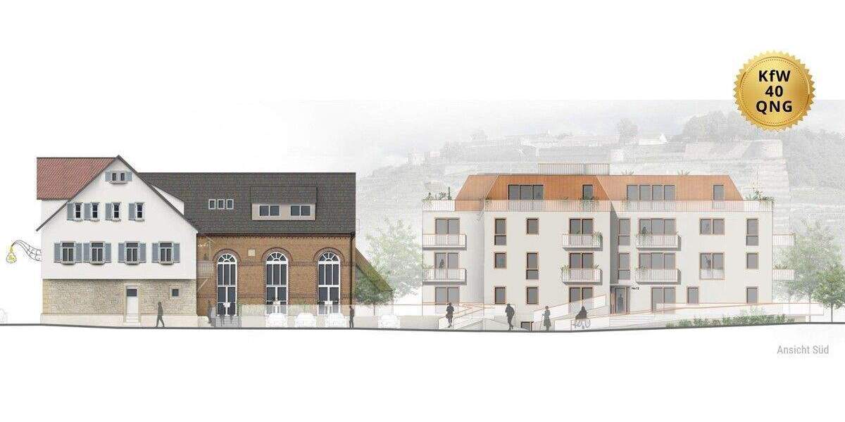 Etagenwohnung Asperg - 3 Zimmer, 63 m&sup2;, 426.900&euro; | Angebot:25692111