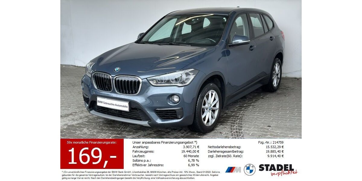 BMW X1 70.451 km 18.439 &euro; Heilbronn 74074