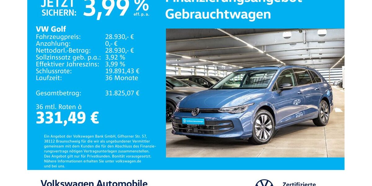 VW Golf 2.224 km 28.930 &euro; Stuttgart-Feuerbach 70469