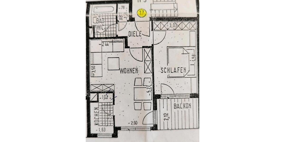 Erdgeschoßwohnung Sindelfingen - 2 Zimmer, 50 m&sup2;, 1.000&euro; | Angebot:27540339
