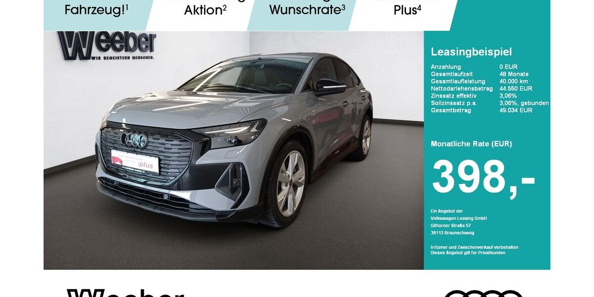 Audi Q4 e-tron 20.290 km 44.550 &euro; Leonberg 71229