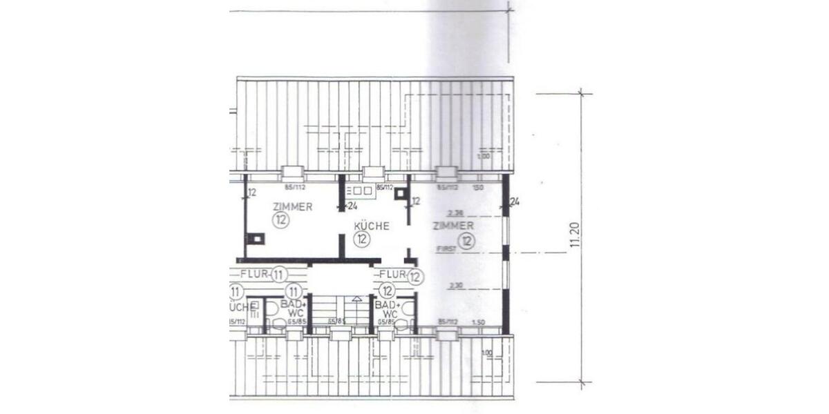 Dachgeschoßwohnung Stuttgart Vaihingen - 2 Zimmer, 40 m&sup2;, 179.000&euro; | Angebot:26535617