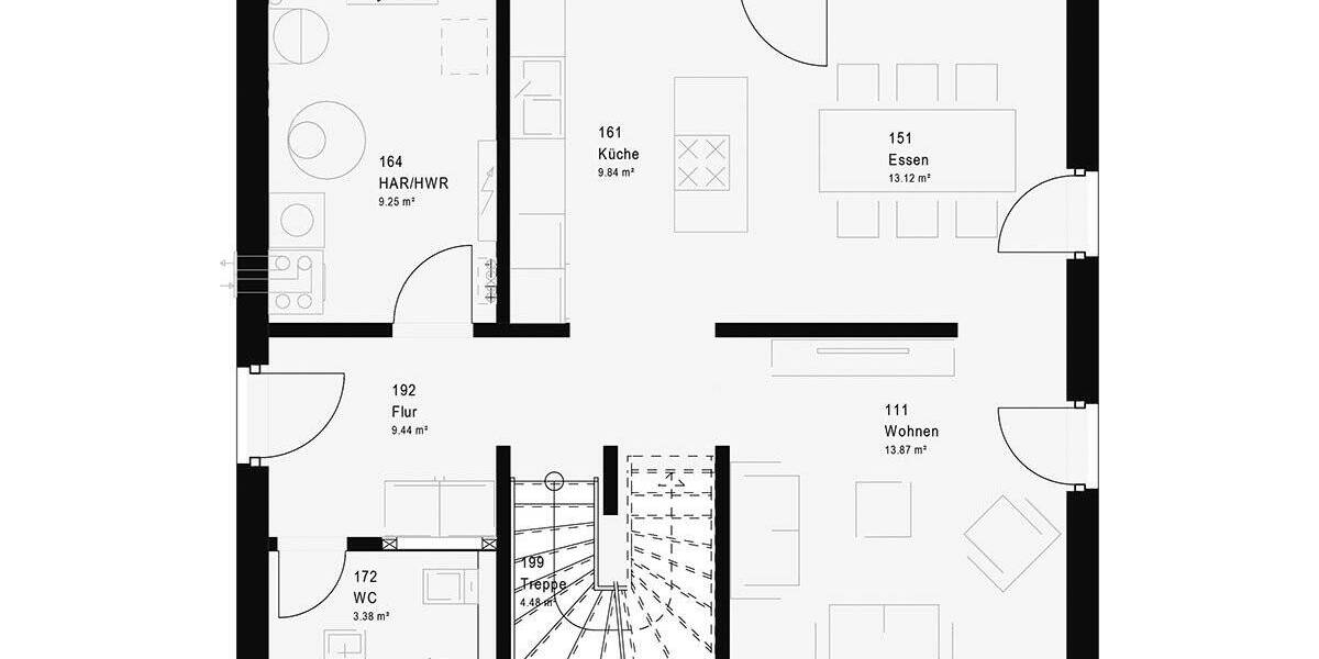 Einfamilienhaus Marbach am Neckar Rielingshausen - 5 Zimmer, 111 m&sup2;, 479.000&euro; | Angebot:26594782