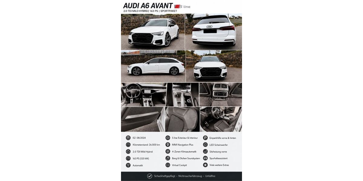 Audi A6 26.000 km 42.600 &euro; Heilbronn 74078