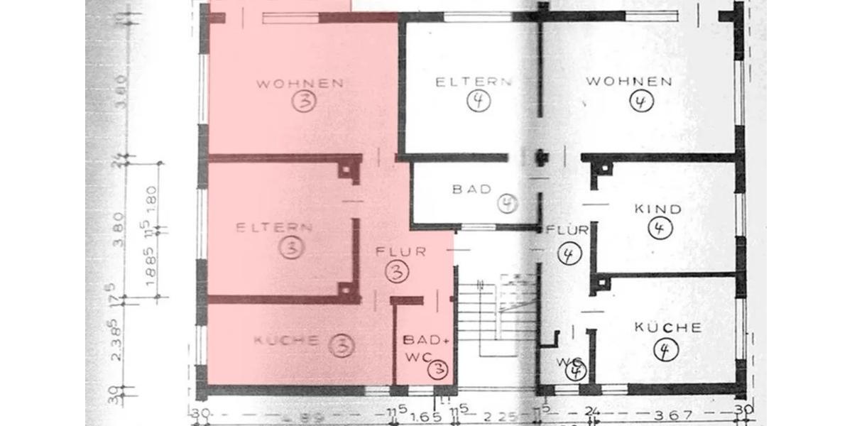 Etagenwohnung Ludwigsburg - 2 Zimmer, 58 m&sup2;, 580&euro; | Angebot:25824864