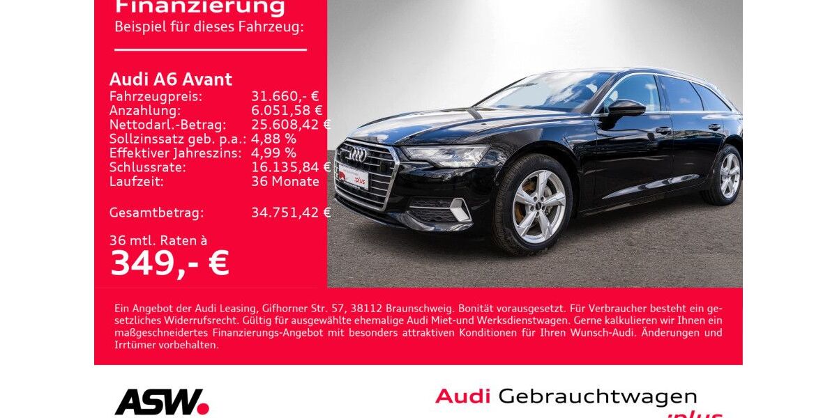 Audi A6 72.150 km 31.660 &euro; Heilbronn 74074