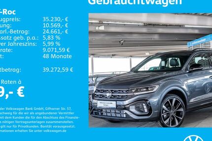 VW T-Roc 1.501 km 34.730 &euro; Stuttgart-Wangen 70188
