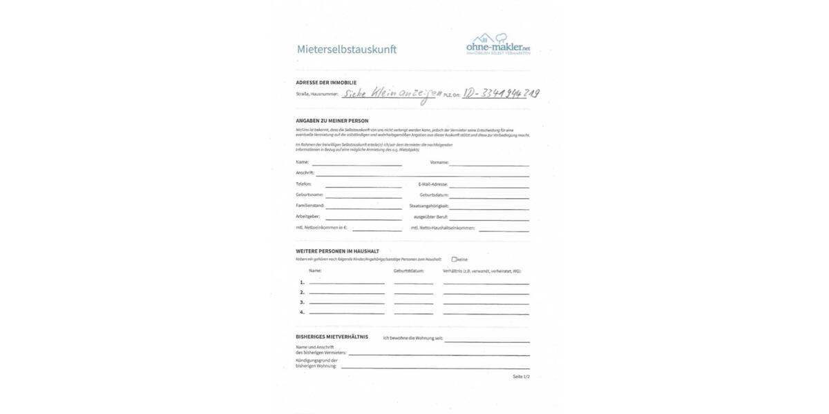 Etagenwohnung Böblingen - 2 Zimmer, 91 m&sup2;, 1.200&euro; | Angebot:25329938