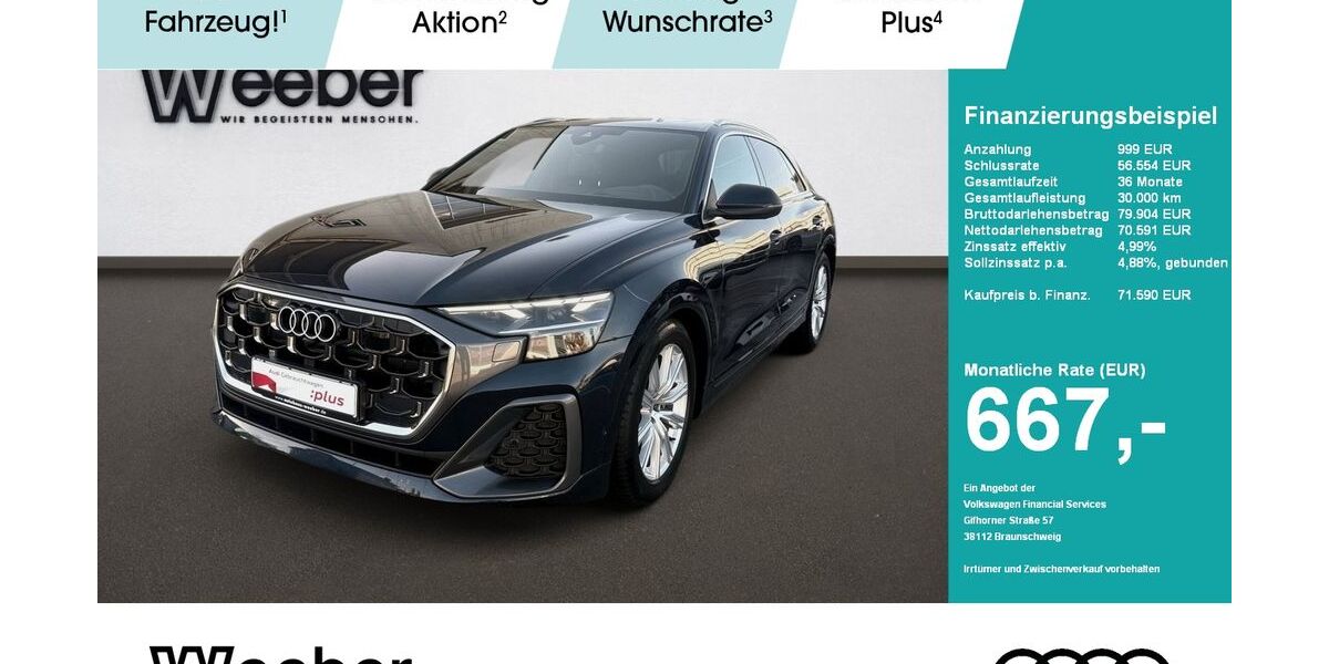 Audi Q8 30.547 km 67.279 &euro; Weil der Stadt 71263