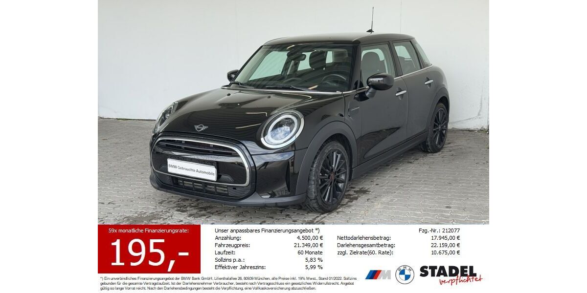 Mini Cooper 47.838 km 19.444 &euro; Heilbronn 74074