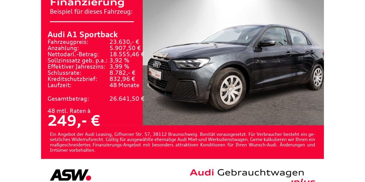 Audi A1 6.900 km 22.860 &euro; Heilbronn 74074