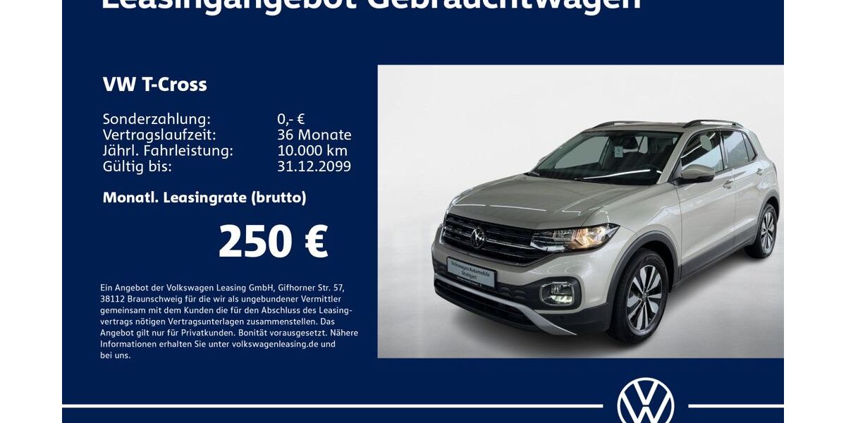 VW T-Cross 16.658 km 19.430 &euro; Stuttgart-Wangen 70188