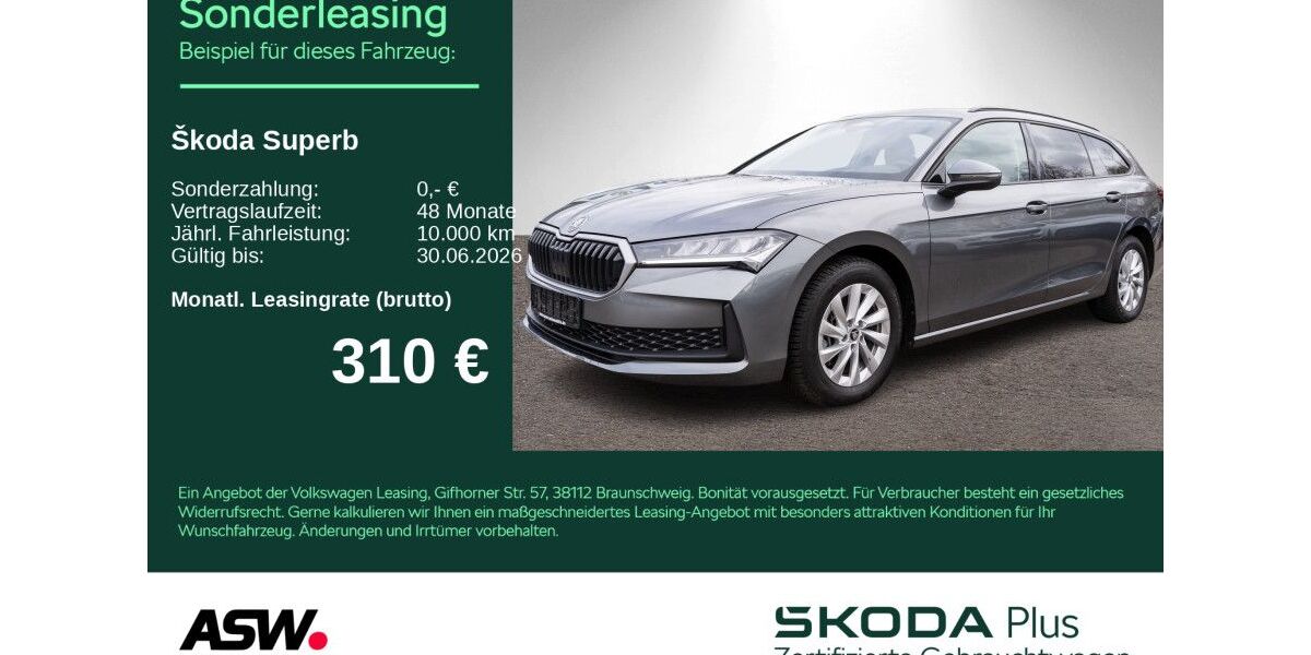 Skoda Superb 21.500 km 32.890 &euro; Heilbronn 74076
