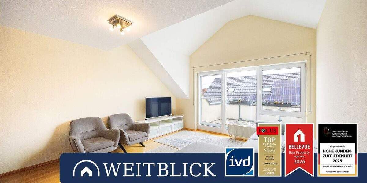 Etagenwohnung Sachsenheim Großsachsenheim - 3 Zimmer, 84 m&sup2;, 343.000&euro; | Angebot:25879826