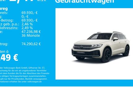 VW Touareg 6.975 km 69.930 &euro; Stuttgart-Wangen 70188
