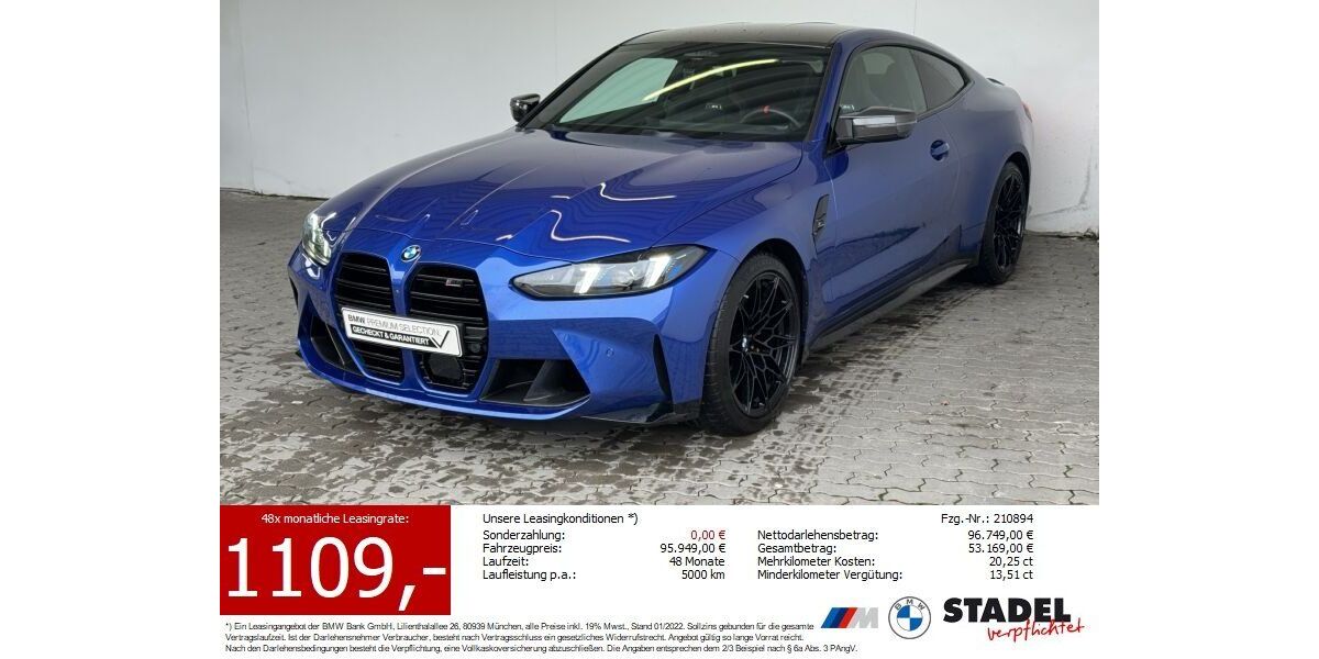 BMW M4 20.539 km 90.849 &euro; Heilbronn 74074