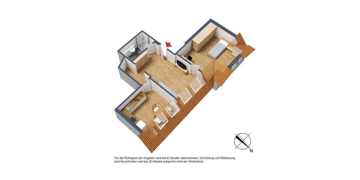 Etagenwohnung Stuttgart Zuffenhausen - 2 Zimmer, 59 m&sup2;, 890&euro; | Angebot:25670993