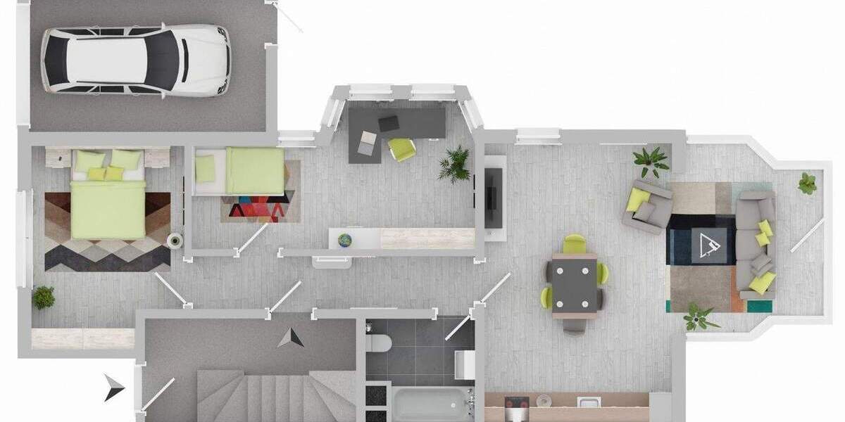 Etagenwohnung Filderstadt Sielmingen - 3 Zimmer, 77 m&sup2;, 379.000&euro; | Angebot:25772788