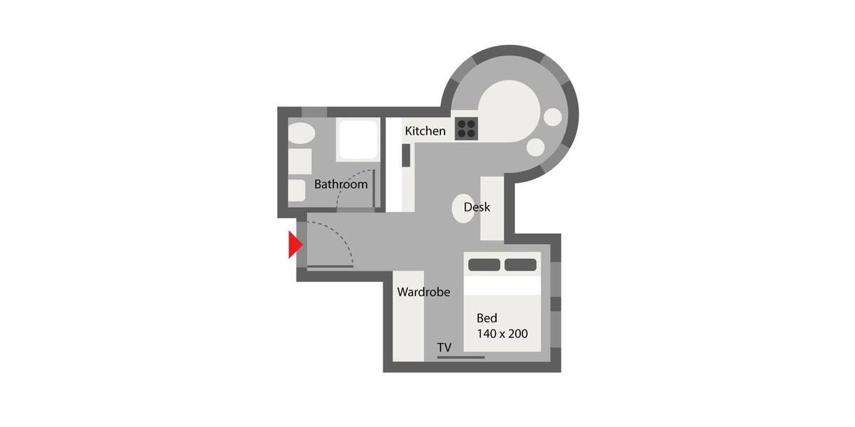 Etagenwohnung Steinenbronn - 1 Zimmer, 25 m&sup2;, 105.000&euro; | Angebot:27067349