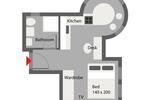 Etagenwohnung Steinenbronn - 1 Zimmer, 25 m&sup2;, 105.000&euro; | Angebot:27067349