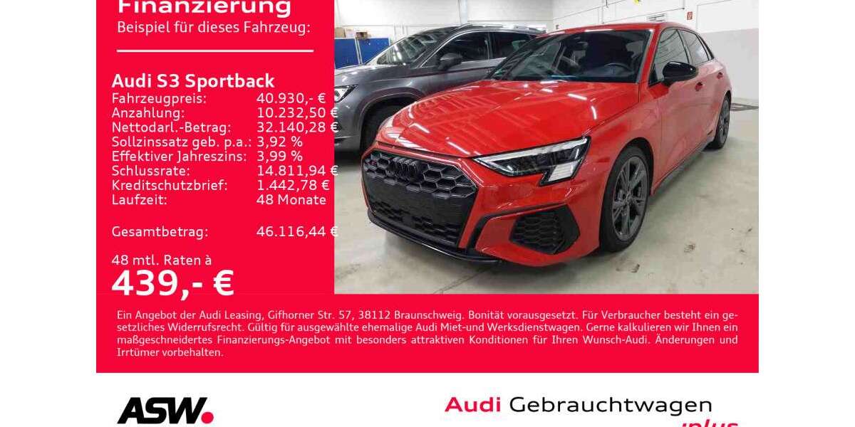 Audi S3 39.990 km 40.930 &euro; Heilbronn 74074