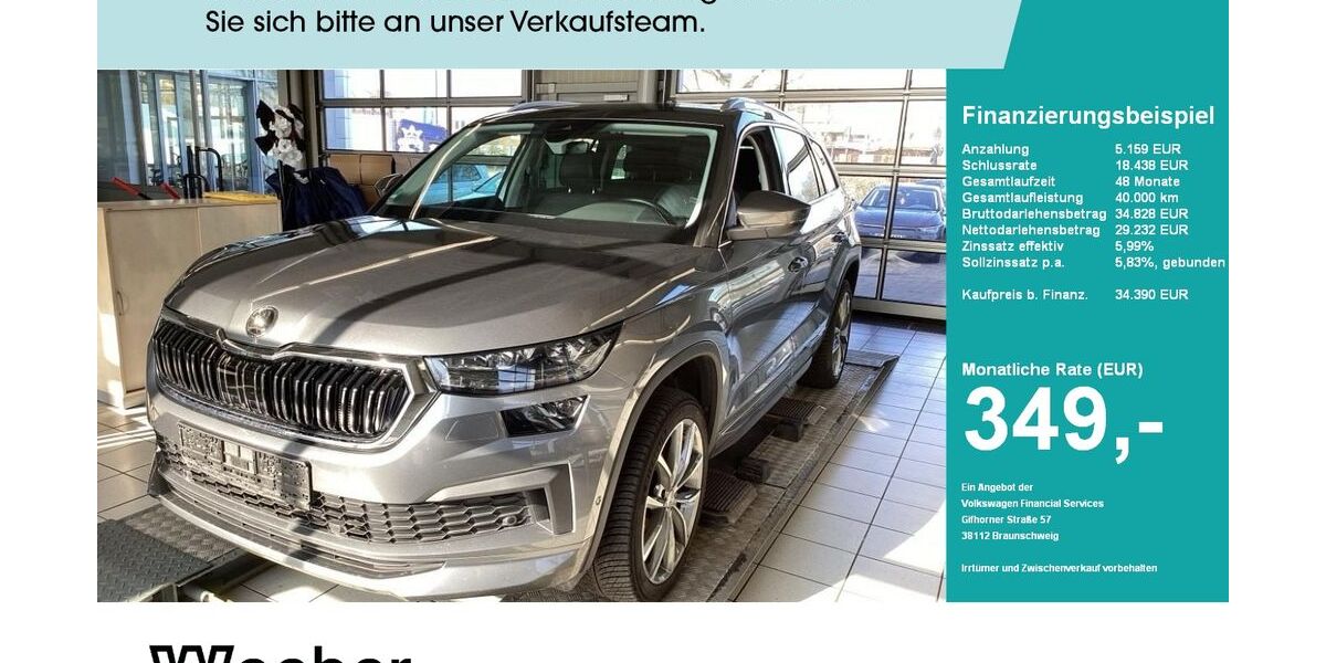 Skoda Kodiaq 76.658 km 34.389 &euro; Leonberg 71229