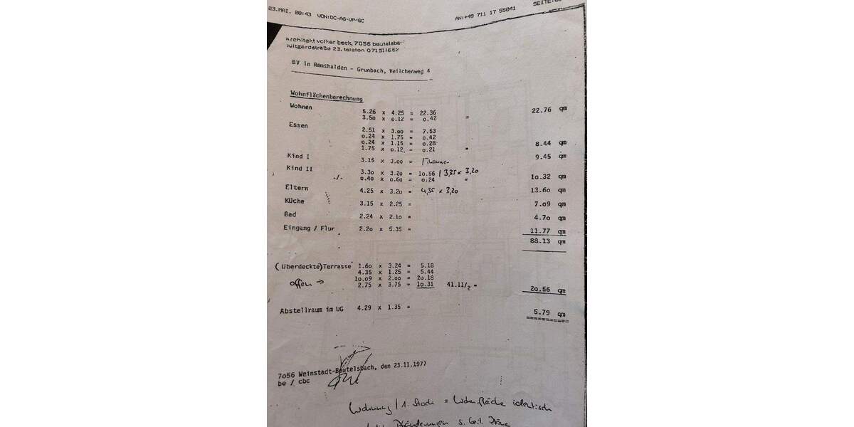 Etagenwohnung Remshalden Grunbach - 4 Zimmer, 109 m&sup2;, 398.000&euro; | Angebot:25724289