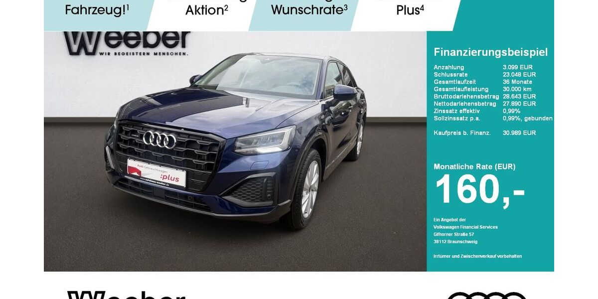 Audi Q2 21.496 km 30.479 &euro; Weil der Stadt 71263