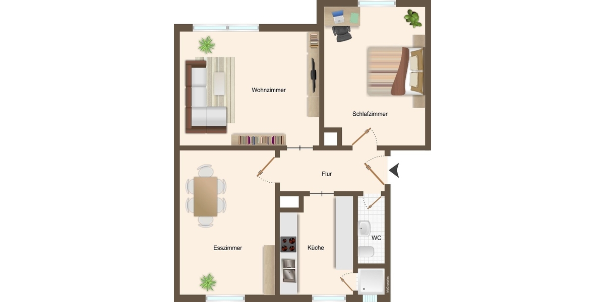 Gepflegtes 6-FH in ruhiger Lage, Nähe Zentrum Stuttgart-Bad Cannstatt - Rendite ca. 4 % netto - Mehrfamilienhaus, Wohnhaus Stuttgart / Bad Cannstatt Bad Cannstatt (Stadtbezirk) | Angebot:26888799