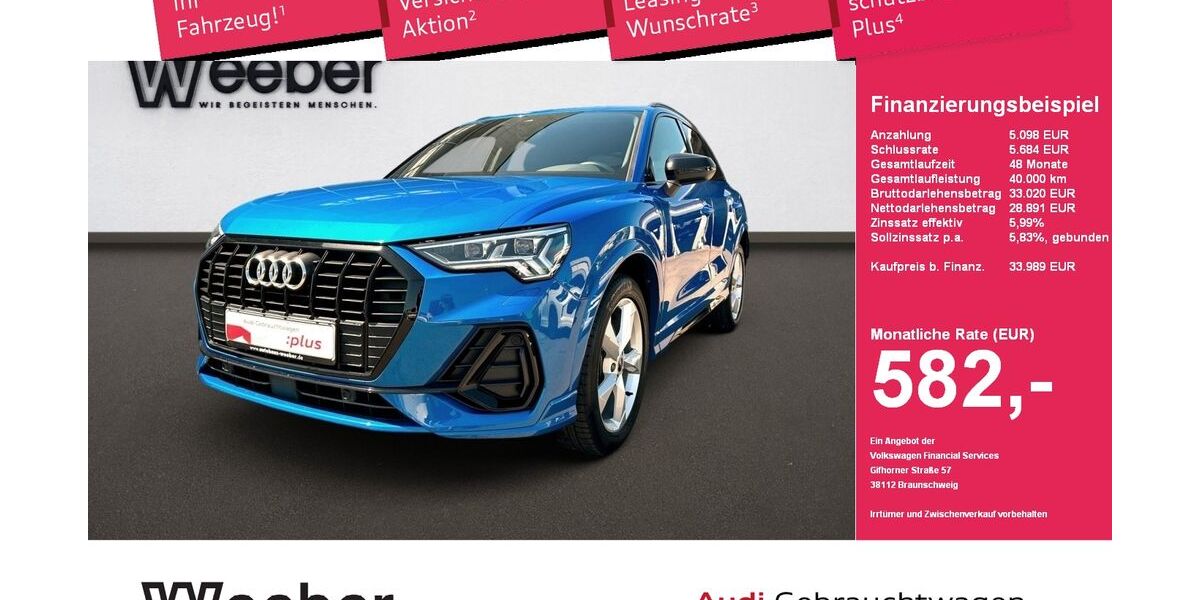 Audi Q3 54.015 km 33.779 &euro; Weil der Stadt 71263