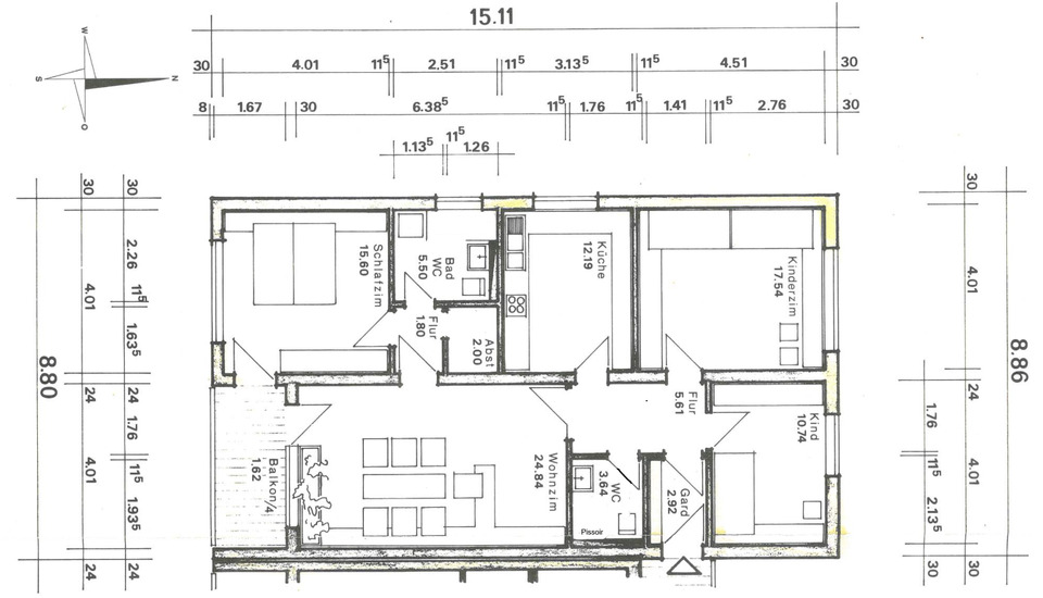 Etagenwohnung Renningen - 4 Zimmer, 104 m&sup2;, 409.000&euro; | Angebot:25823655