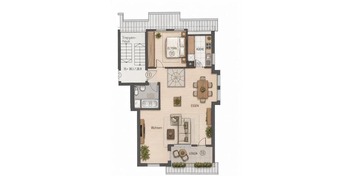 gepflegte 3 12-Zimmer Maisonette-Wohnung in Murrhardt - Maisonettenwohnung Murrhardt Schwarzenmühle | Angebot:26975396