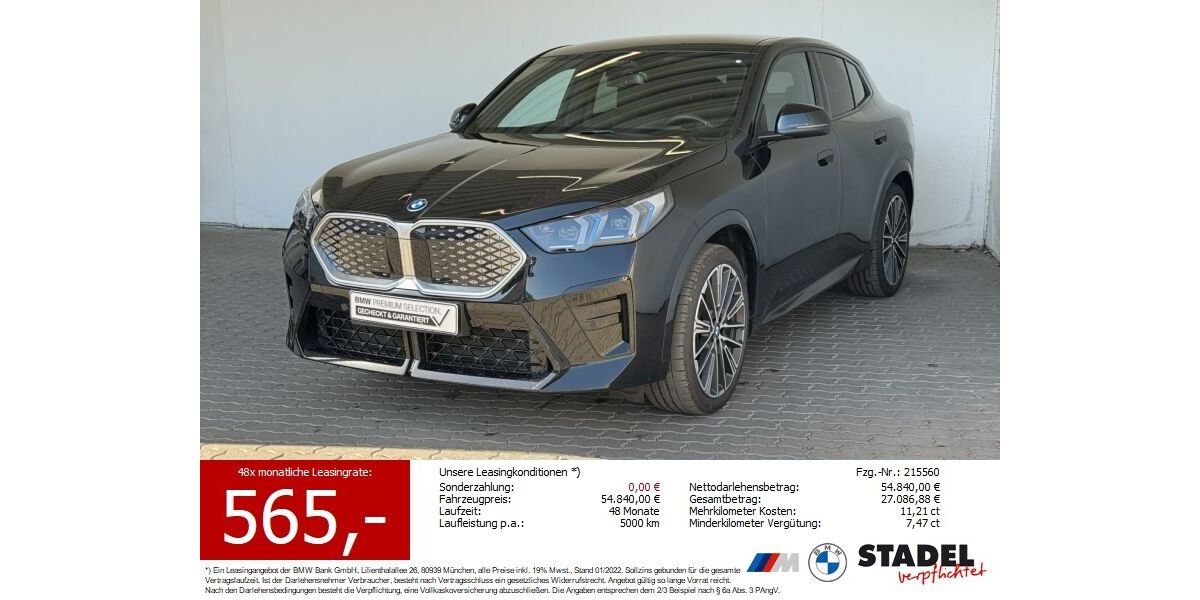 BMW iX2 5.834 km 53.900 &euro; Heilbronn 74074