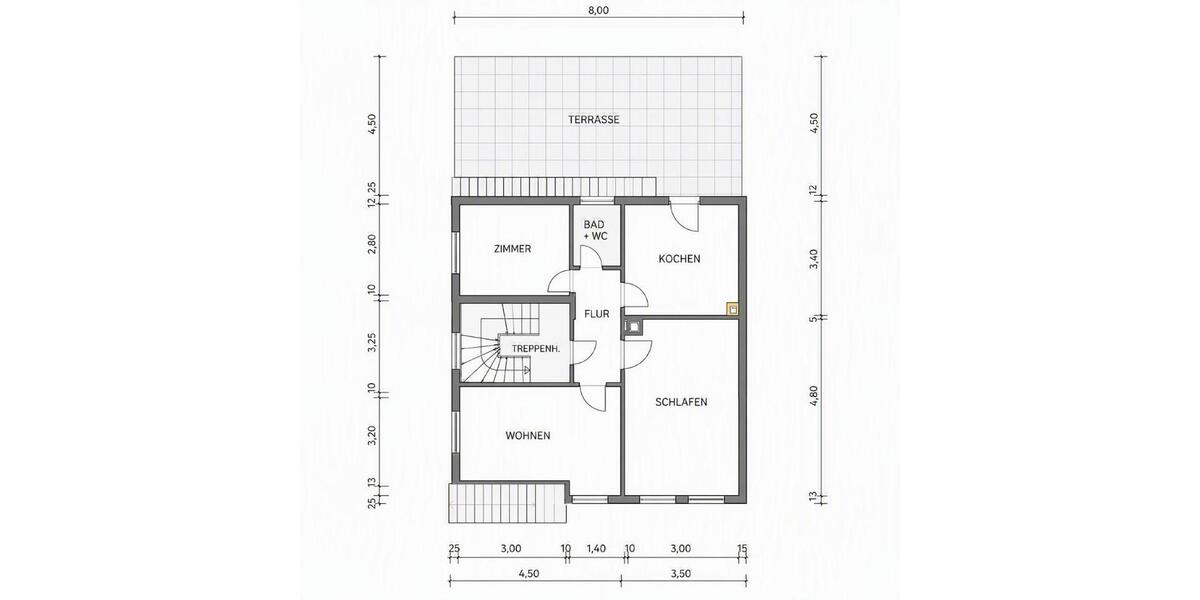 Etagenwohnung Ludwigsburg Eglosheim - 3 Zimmer, 69 m&sup2;, 1.150&euro; | Angebot:27537306