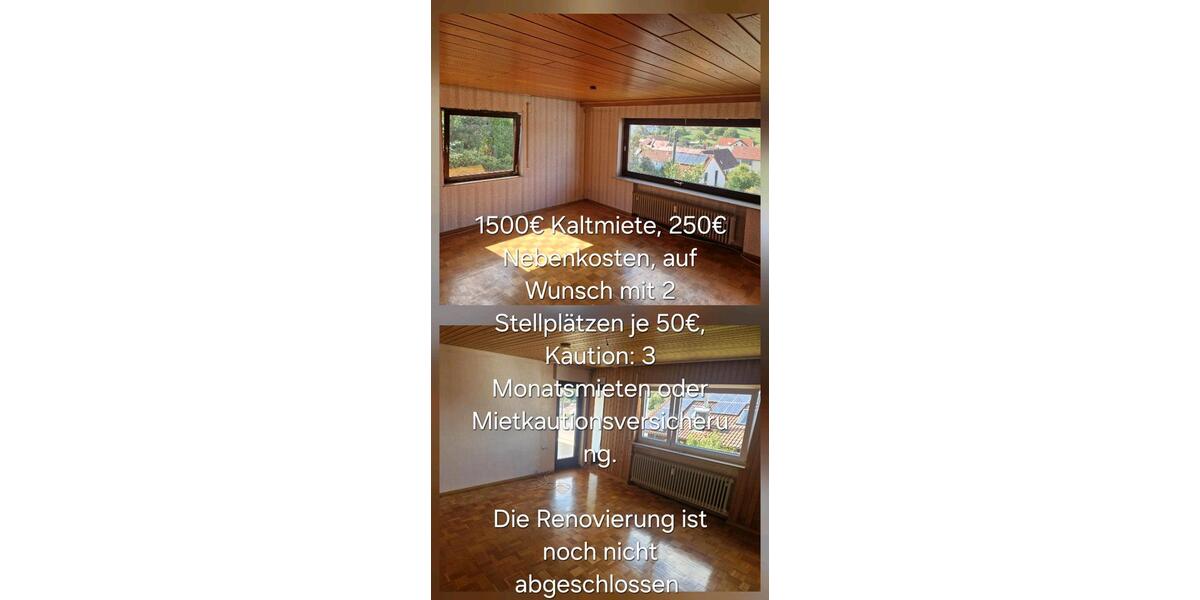 Etagenwohnung Berglen - 4 Zimmer, 120 m&sup2;, 1.500&euro; | Angebot:27538904