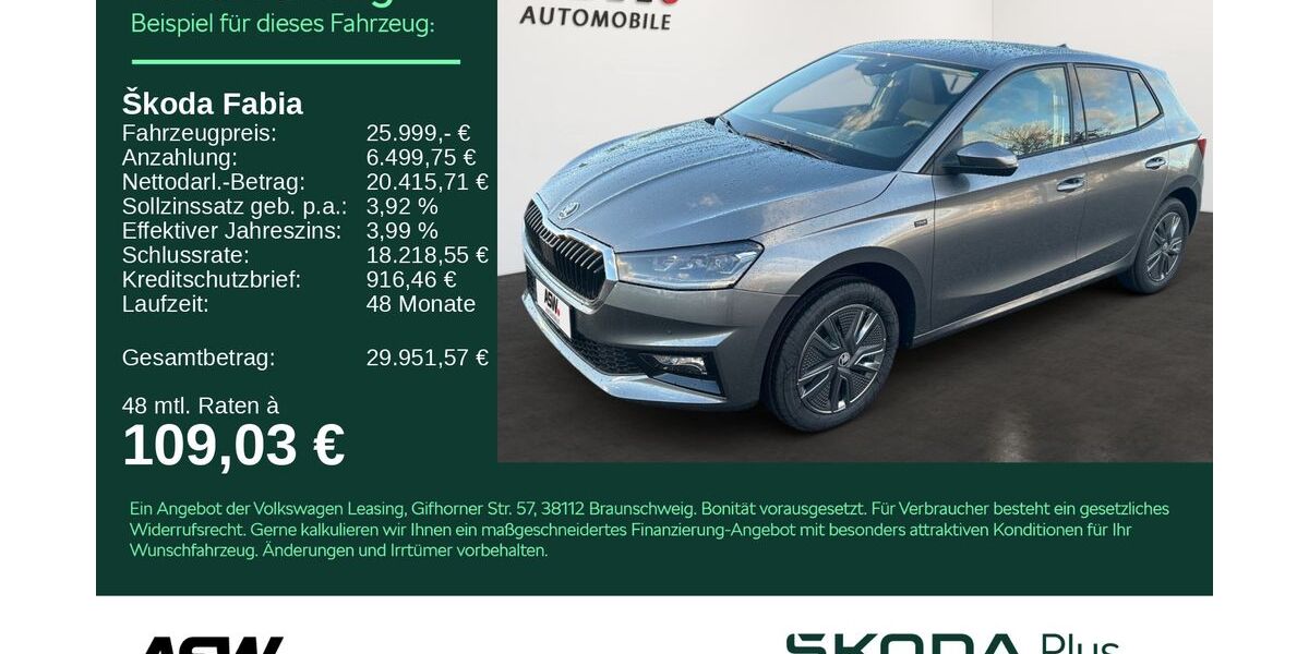 Skoda Fabia 4.500 km 25.999 &euro; Heilbronn 74076