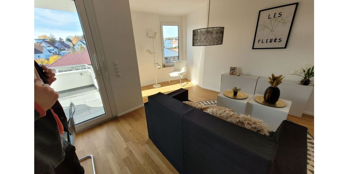 Helle 3-Zimmer-Neubau-Wohnung (81,5qm) im Zentrum Sindelfingen zu vermieten (Erstbezug) - Appartement Sindelfingen Sindelfingen (Stadt) | Angebot:26580287