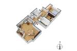 Etagenwohnung Stuttgart Zuffenhausen - 3 Zimmer, 80 m&sup2;, 990&euro; | Angebot:26796524