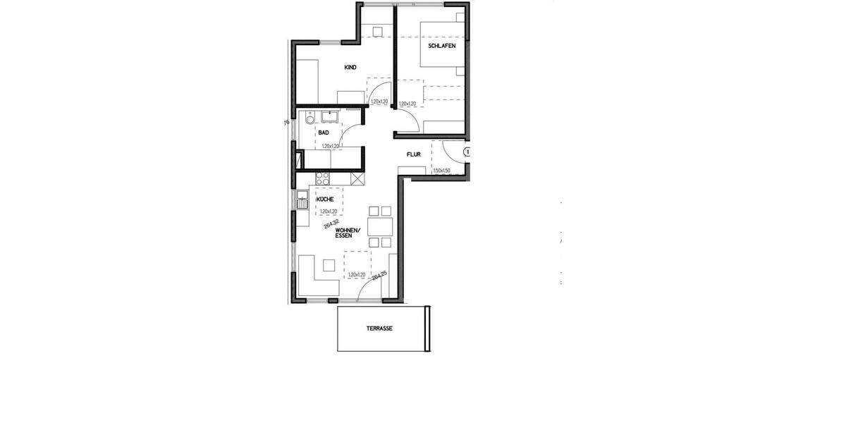 Etagenwohnung Erdmannhausen - 3 Zimmer, 76 m&sup2;, 451.000&euro; | Angebot:25777655