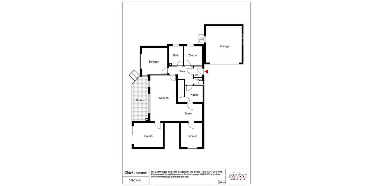 Etagenwohnung Illingen - 5 Zimmer, 116 m&sup2;, 389.000&euro; | Angebot:25781248