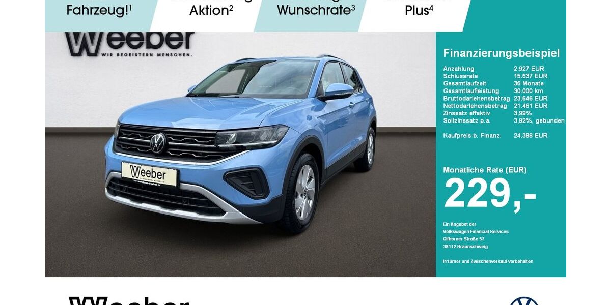 VW T-Cross 2.752 km 24.388 &euro; Weil der Stadt 71263