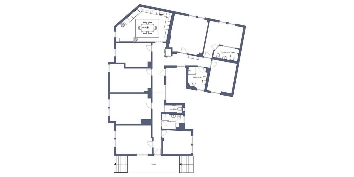 Etagenwohnung Stuttgart / Mitte Süd - 8 Zimmer, 190 m&sup2;, 999.000&euro; | Angebot:26869040