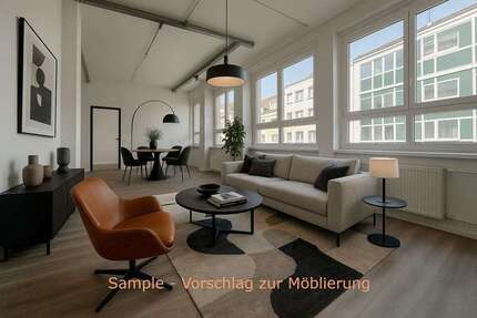 Wohnung Stuttgart Stuttgart-Ost - 3 Zimmer, 126 m&sup2;, 2.200&euro; | Angebot:25085711