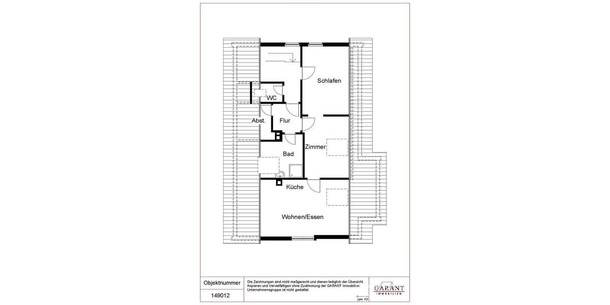 Etagenwohnung Leutenbach Nellmersbach - 3 Zimmer, 61 m&sup2;, 650&euro; | Angebot:26393561